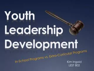 PPT - Youth Leadership Presentation PowerPoint Presentation, Free ...