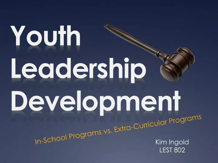 youth leadership development