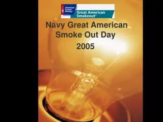 Navy Great American Smoke Out Day 2005