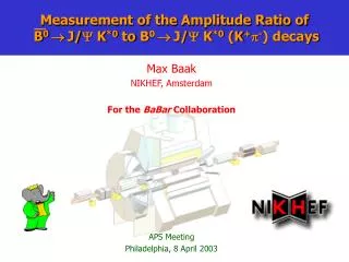 Measurement of the Amplitude Ratio of B 0 ? J/ ? K *0 to B 0 ? J/ ? K *0 (K + ? - ) decays
