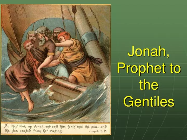 jonah prophet to the gentiles
