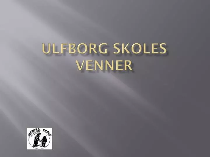 ulfborg skoles venner