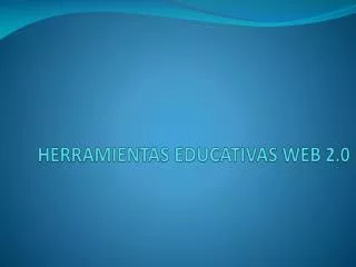 herramientas educativas web 2 0