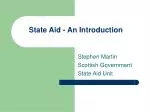 State Aid - An Introduction
