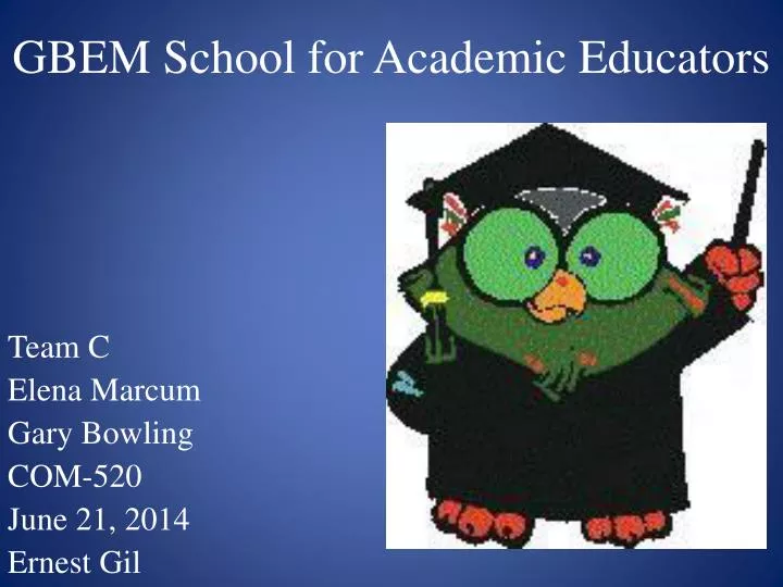 gbem school for academic educators