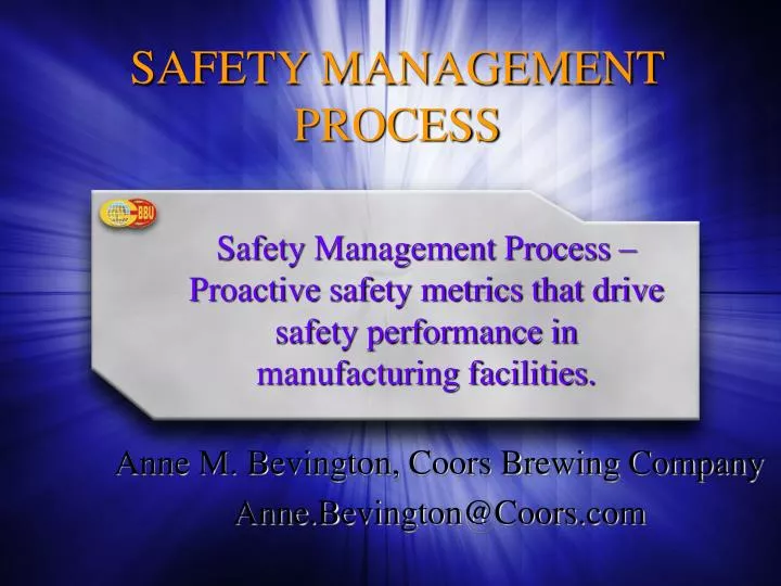safety management process