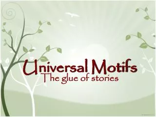 Universal Motifs