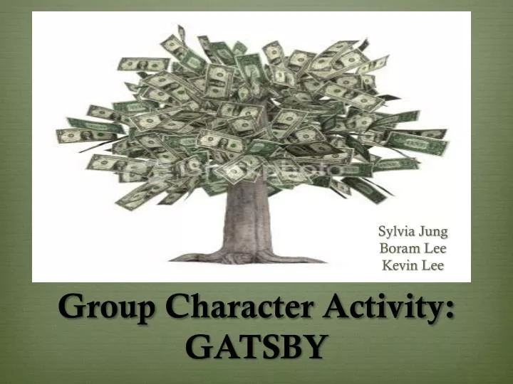 group character activity gatsby