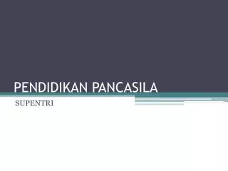 pendidikan pancasila