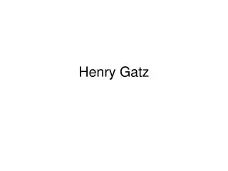 Henry Gatz
