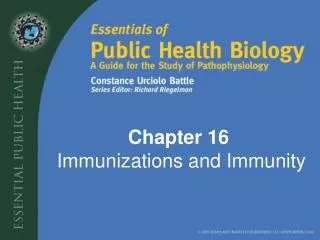 Chapter 16 Immunizations and Immunity