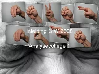 inleiding ciw 2008