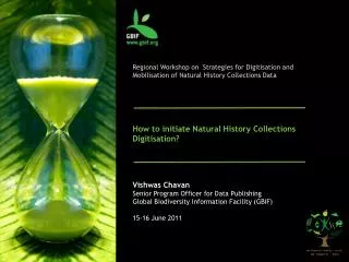 How to initiate Natural History Collections Digitisation?