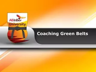 Coaching Green Belts