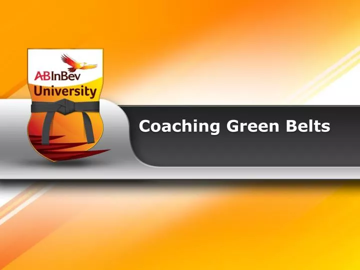 coaching green belts