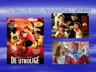 for ldre som ressource i skolen