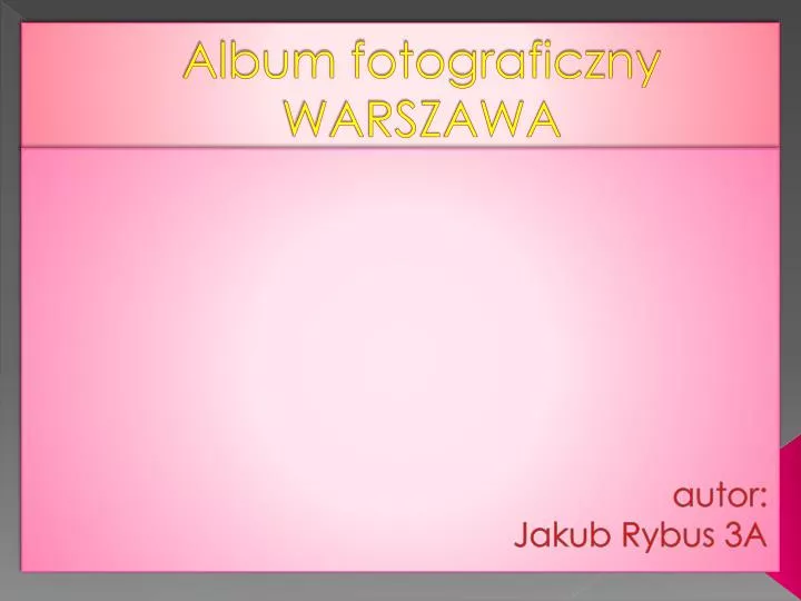 album fotograficzny warszawa
