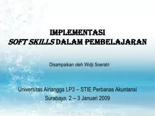 implementasi soft skills dalam pembelajaran