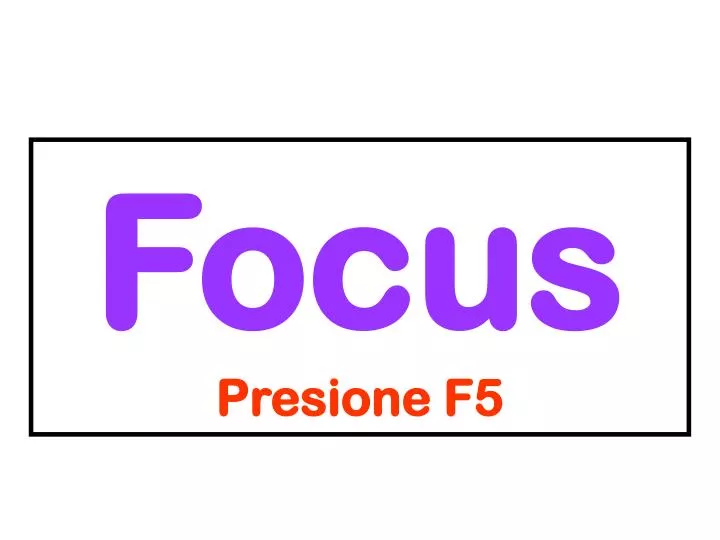 focus presione f5
