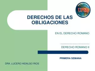 derechos de las obligaciones