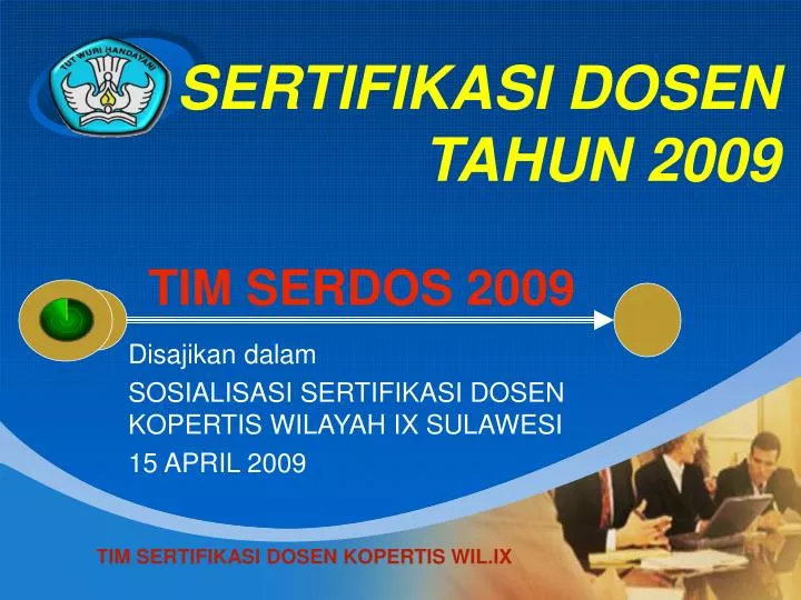 disajikan dalam sosialisasi sertifikasi dosen kopertis wilayah ix sulawesi 15 april 2009