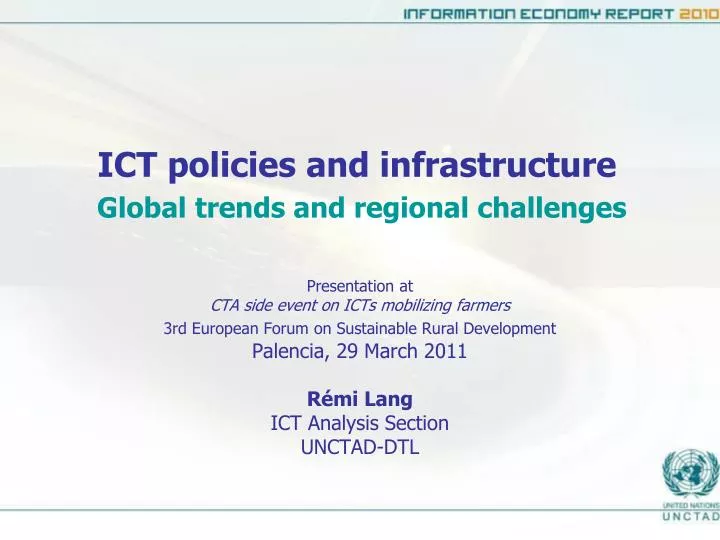 ict policies and infrastructure global trends and regional challenges