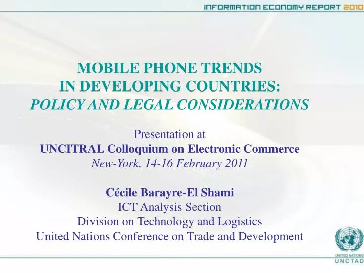 mobile phone trends in developing countries policy and legal considerations