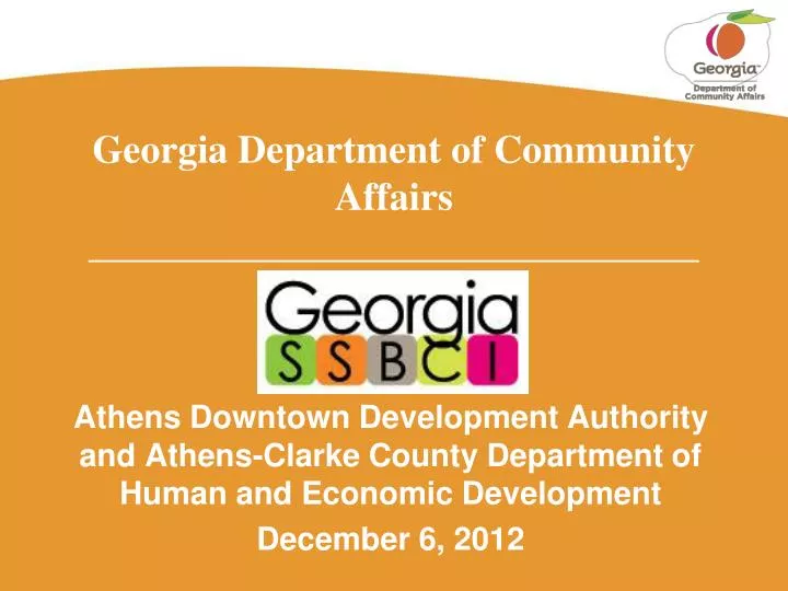 georgia department of community affairs