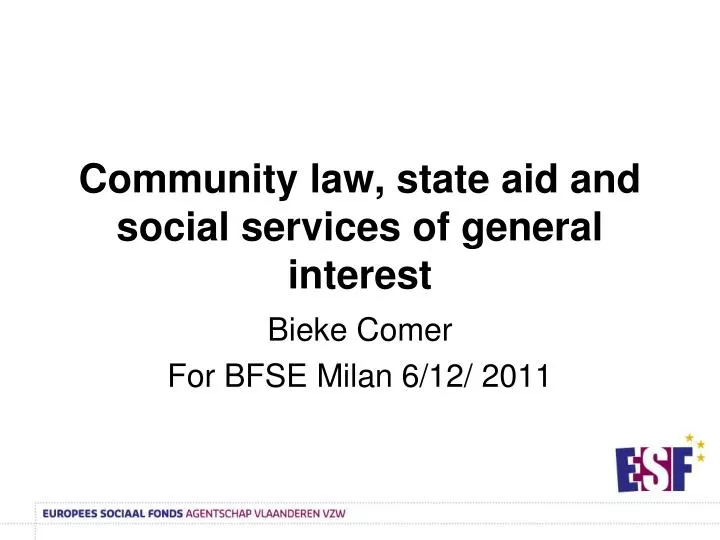 community law state aid and social services of general interest