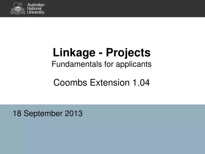 linkage projects fundamentals for applicants coombs extension 1 04