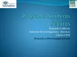 Programa Senderos Seguros - slide 1