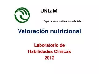 valoraci n nutricional