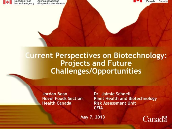 current perspectives on biotechnology projects and future challenges opportunities