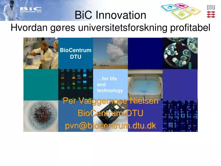 bic innovation hvordan g res universitetsforskning profitabel