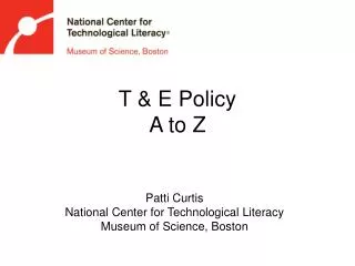 T &amp; E Policy A to Z