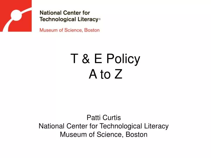 t e policy a to z