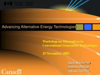 Advancing Alternative Energy Technologies