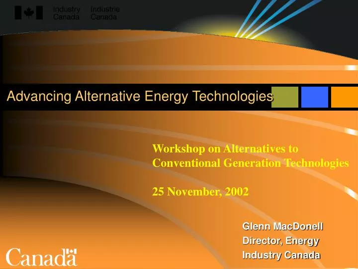 advancing alternative energy technologies