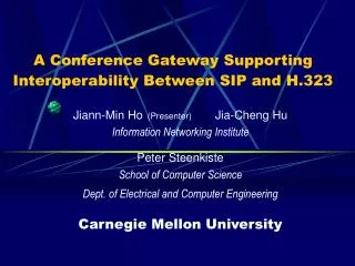 A Conference Gateway Supporting Interoperability Between SIP and H.323