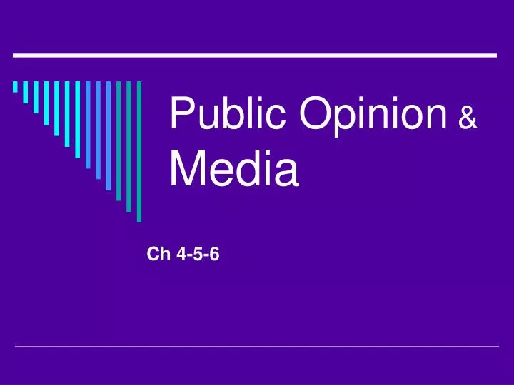 public opinion media