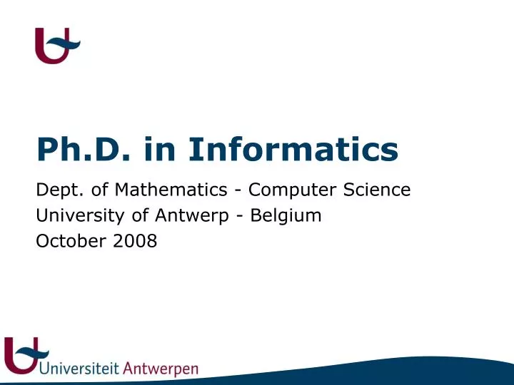 ph d in informatics