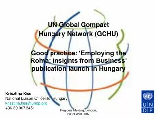 UN Global Compact Hungary Network (GC HU )