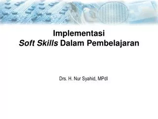 implementasi soft skills d alam pembelajaran