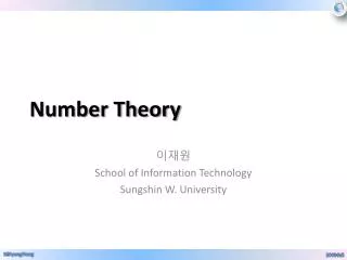 Number Theory