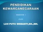 PENDIDIKAN KEWARGANEGARAAN - slide 1