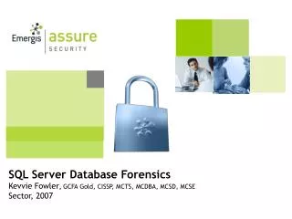 SQL Server Forensics | Why are Databases Critical Assets?