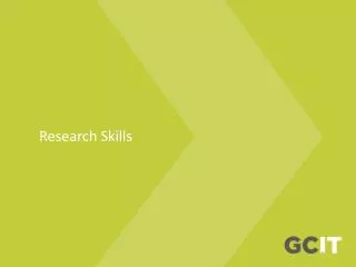 Research Skills