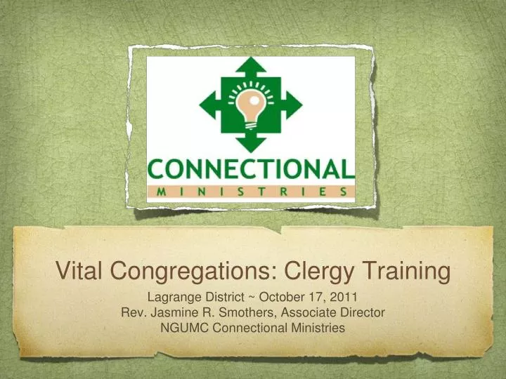 vital congregations clergy training
