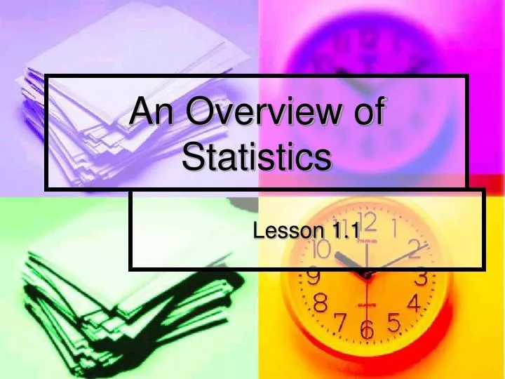 an overview of statistics