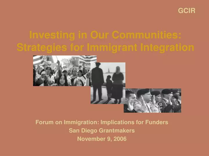 investing in our communities strategies for immigrant integration